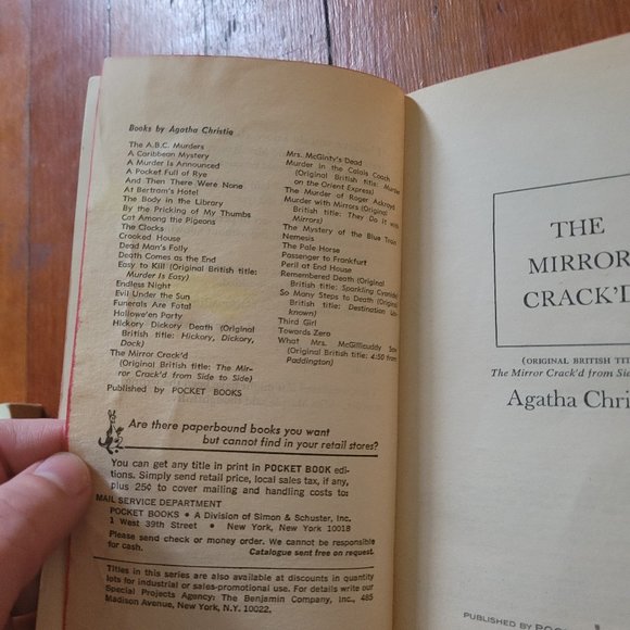 Vintage Agatha Christie - The Mirror Crack'd 1972 - Picture 6 of 8